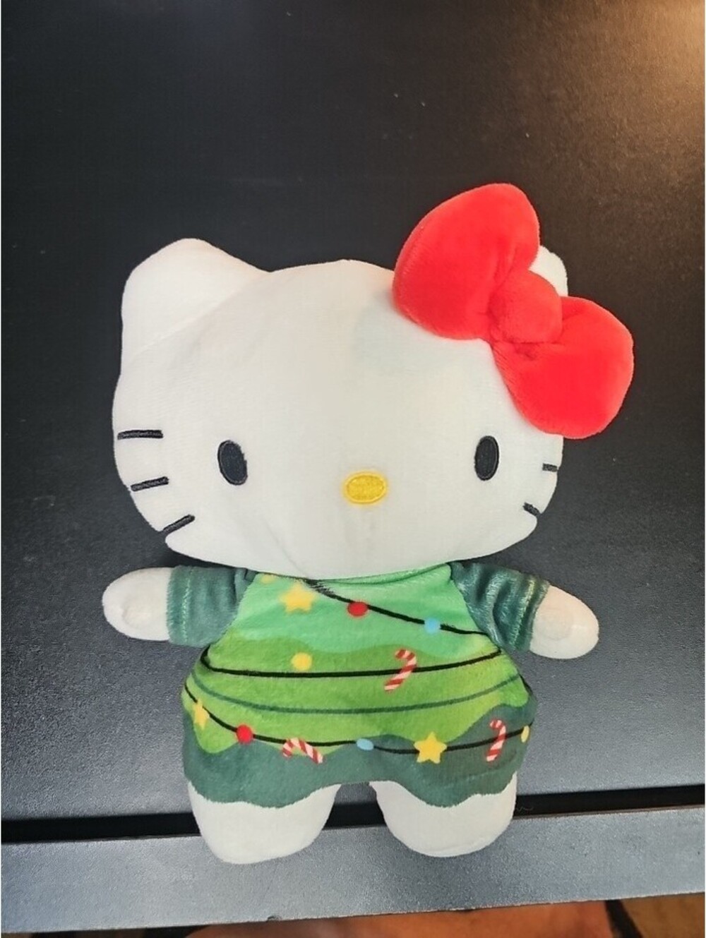 Sanrio Hello Kitty Christmas Tree Outfit 8” Soft Plush Stuffed Toy Holiday Cute